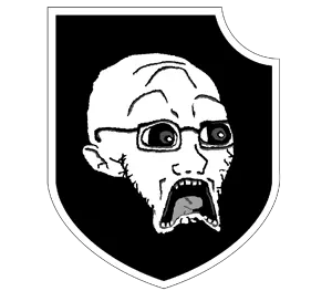 soyak, doctos, doctos, atomwaffen division, beard, glasses, iris, monochrome, open mouth, scared