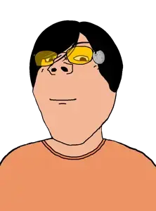 252783 - soybooru.com - 1soyjak black_hair closed_mouth cobblestone female femjak gapejak gapejak_female glasses hair hair_clip long_hair looking_at_you namefags open_eyes portrait self_insert shirt smile soyjak_wiki .png