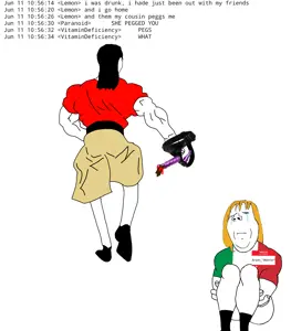 180210 - soybooru.com - baki_dou chudjak facing_away fixed fixed_version looking_back muscular_male red_shirt shorts skinny_legs walk walking white_background yujiro_hanma-2-1.jpg