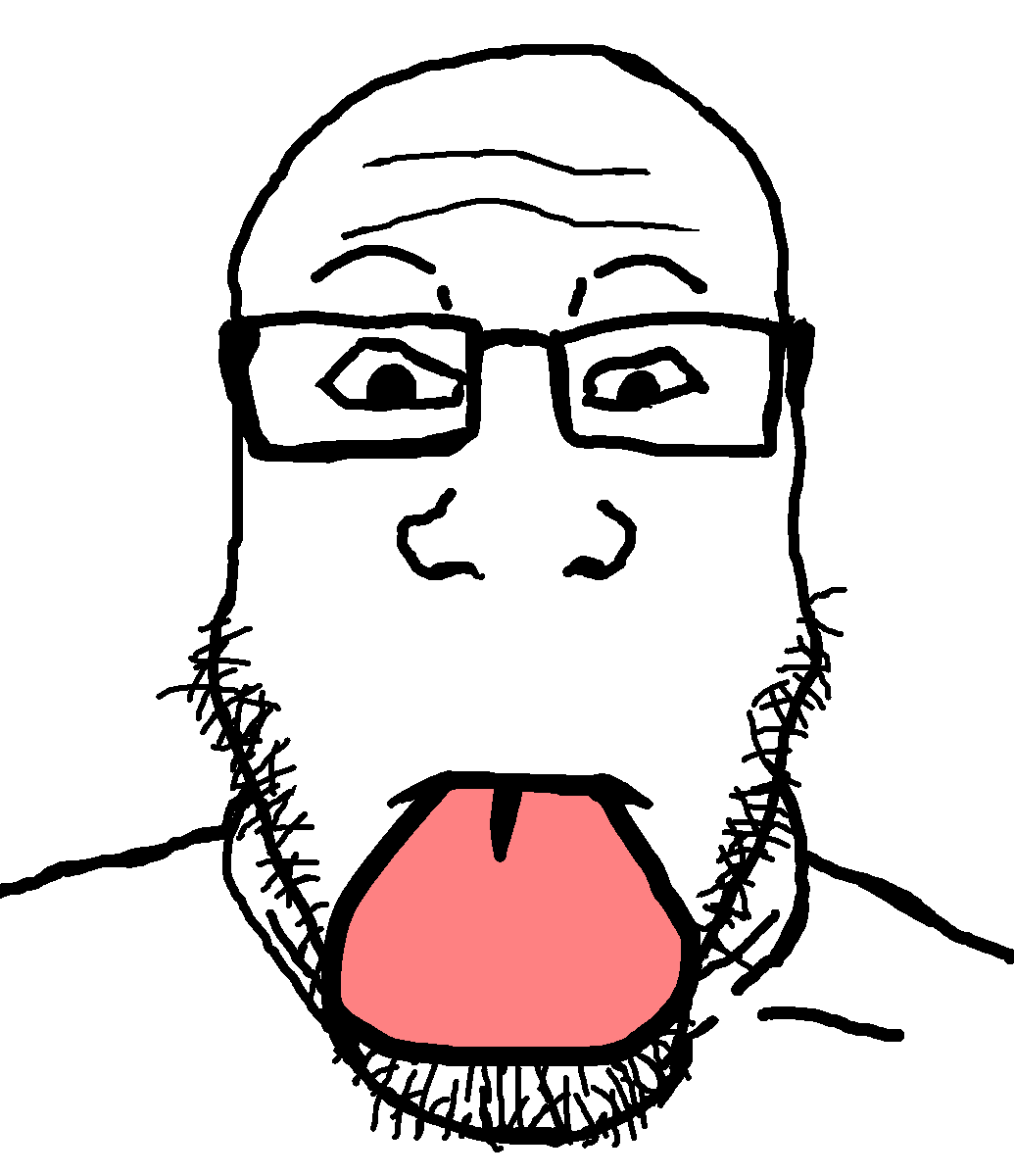 markiplier soyjak, neutralplier, 1soyjak, bald, bleh, front view, glasses, looking at you, neutral, open eyes