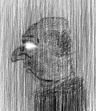 yes chad, yes chinlet, markiplier soyjak, schizojak, 1nas, closed mouth, fat, hair, looking to the left, monochrome