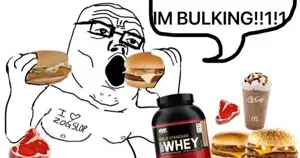 tony soprano soyjak, /fit/, eating, fat, food, goyslop, soyjak