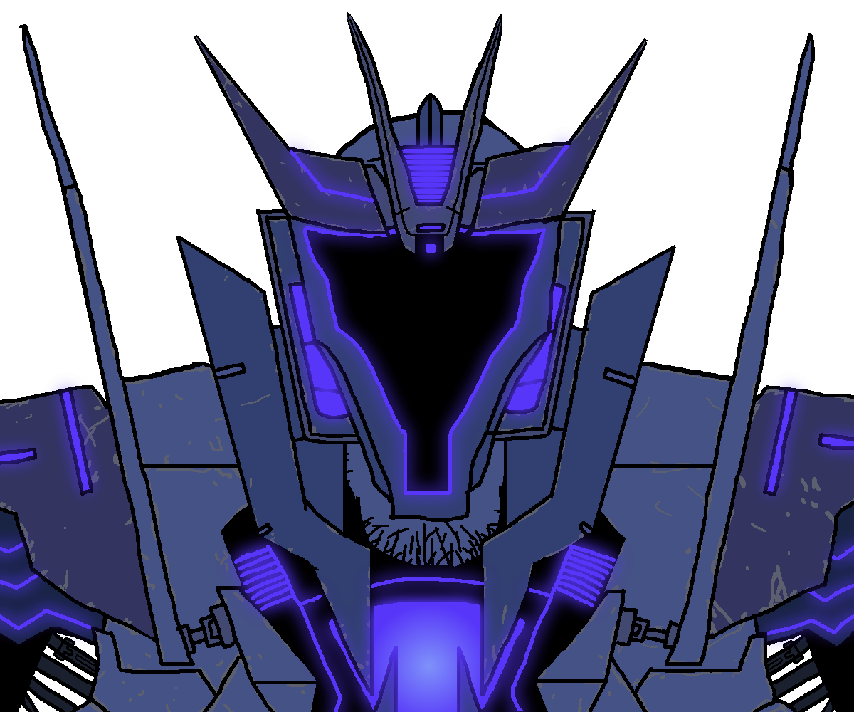 soundwave, markiplier soyjak, neutralplier, 1soyjak, alien, armor, aura, bald, black eyes, blue skin