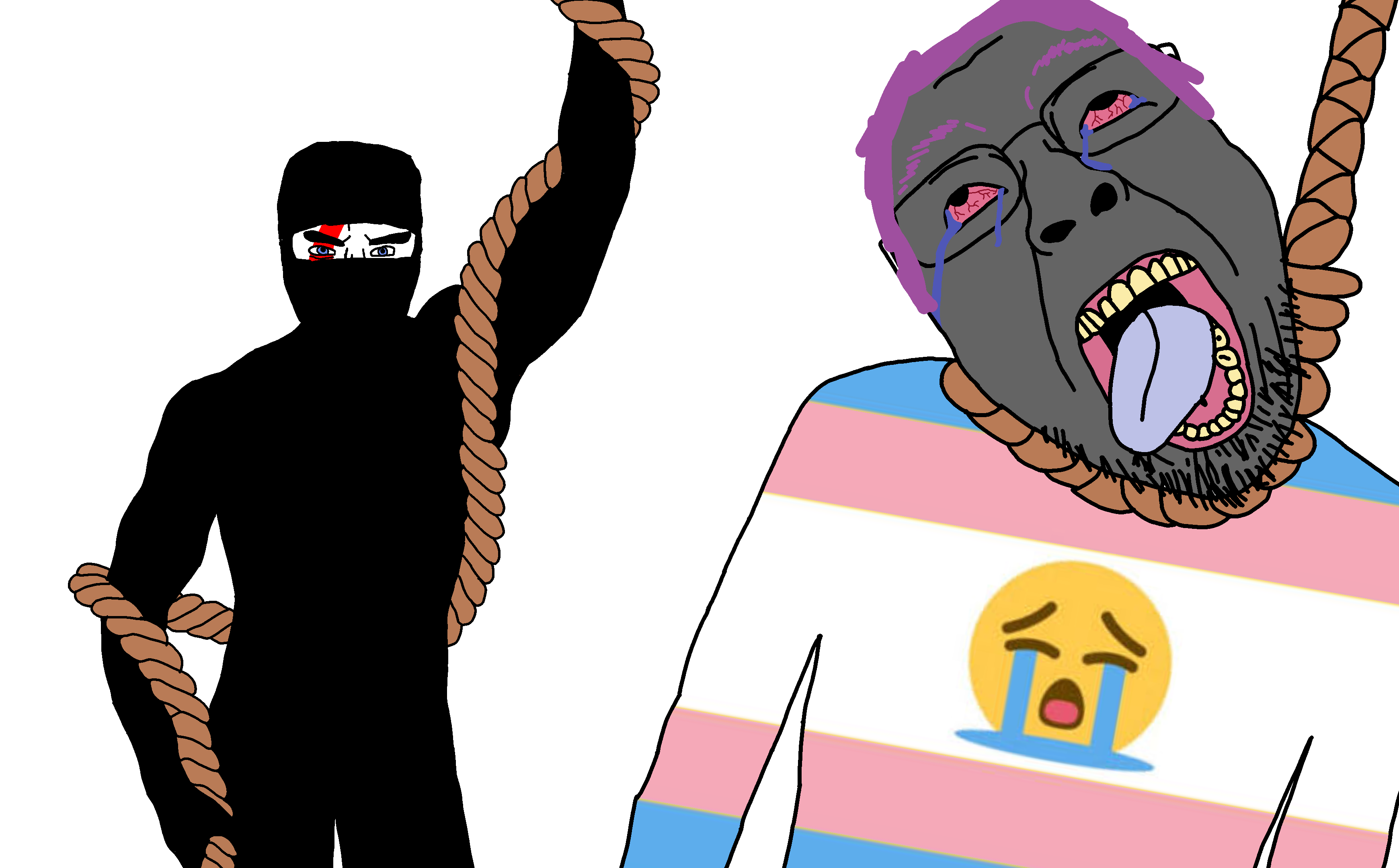 chauvin, kratos, bernd, chudjak, chudjak front, hanging troonjak, muscular chud, troonjak, chud's hitman, ack