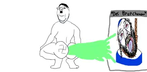 bernd, hanging troonjak, troonjak, broly culo, ack, adolf hitler, arm, ass, beard, bloodshot eyes