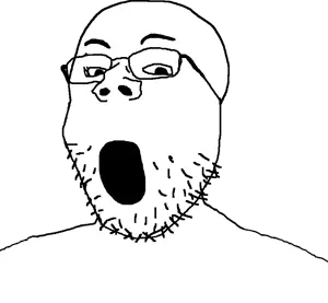 gapejak, female gapejak, gapepooner, femjak, female, femjak, glasses, monochrome, pooner, stubble