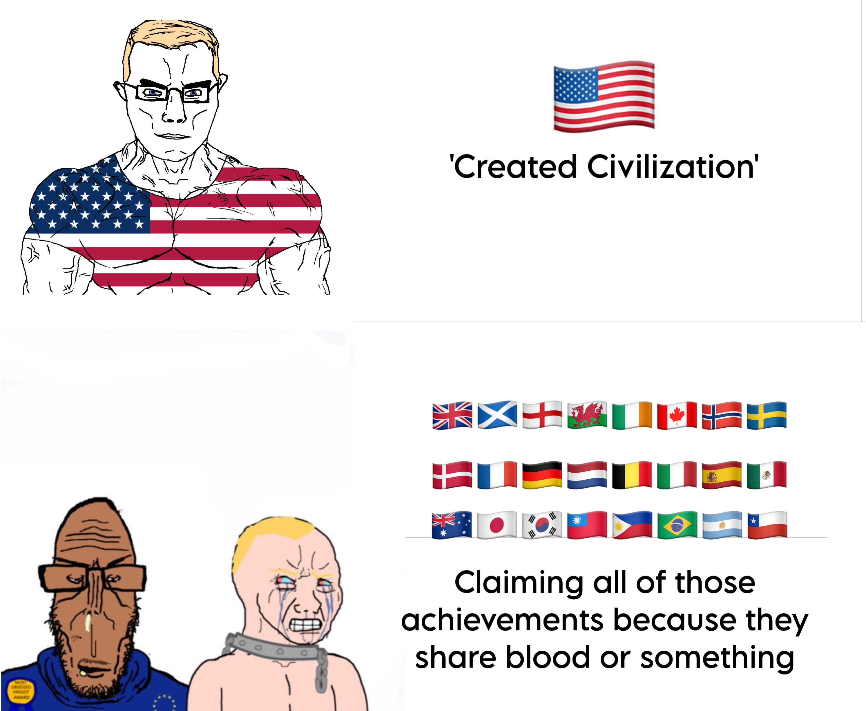 wojak, chudjak, markiplier soyjak, meximutt, euromutt, unbotheredchud, euromutt, 2soyjaks, angry, bald