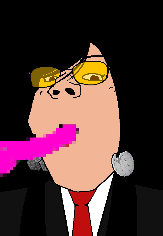 gapejak, female gapejak, femjak, black hair, black suit, censored, clothes, cobblestone, female, glasses
