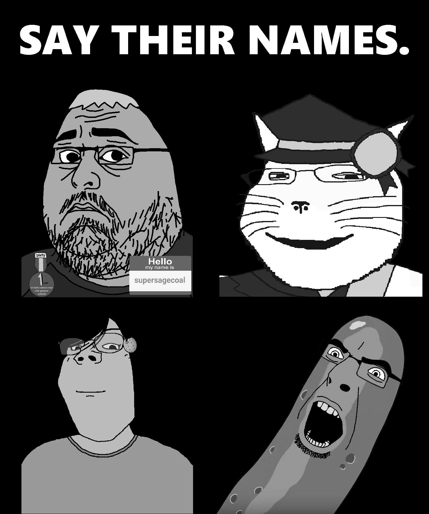 awardsan, nate higgers, cobson, gapejak, obese chudnugget, female gapejak, massjak, massmeowjak, wholesome soyjak, femjak