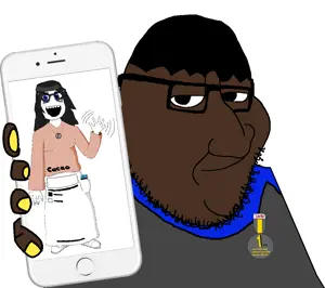 165222 - soybooru.com - bald closed_mouth eyebrows fingers glasses holding_object holding_phone looking_at_you nose phone smug smugjak stubble transparent_background.png