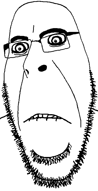 cobson, feraljak, feraljak (crazed), hornyson, crazed soyjaks, fusionjaks, hornyjaks, 1soyjak, bald, biting lip