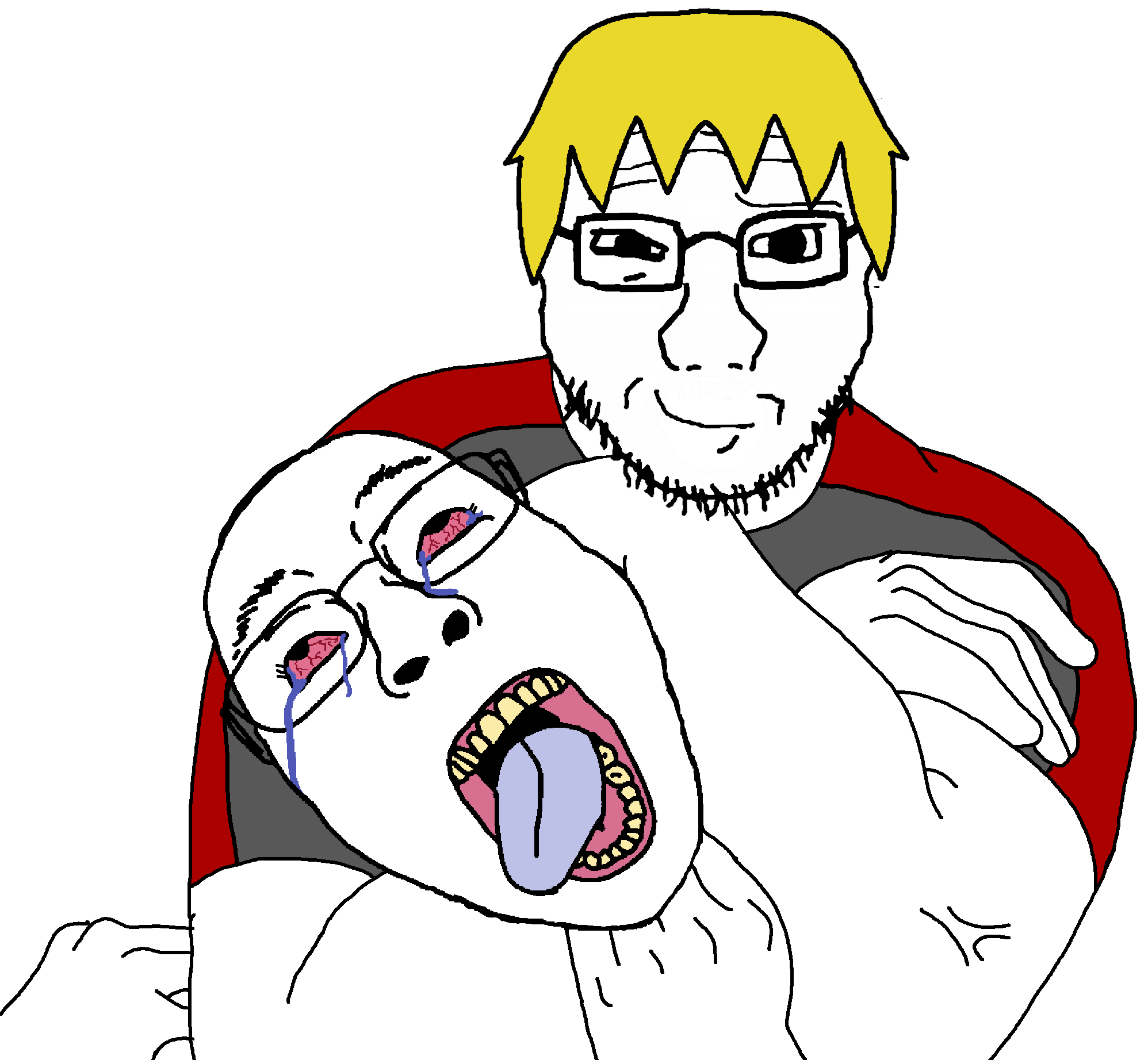 nate higgers, bernd, gapejak, soyak, bridget, female gapejak, soyak front, femjak, natejak, the weak should fear the strong