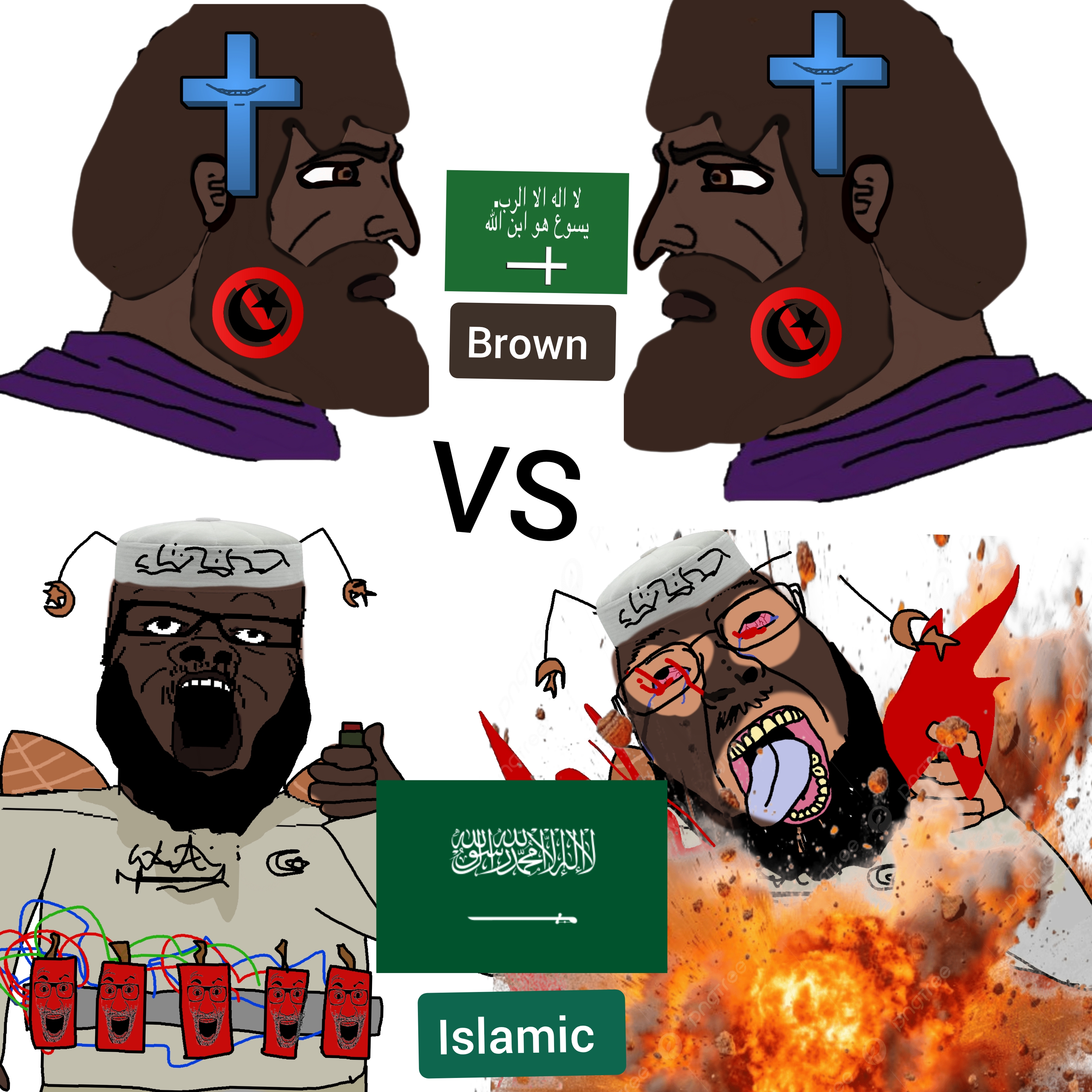 yes chad, a24 slowburn soyjak, bernd, ack, allah, allah pidoras, allahu akbar, animal, arab, arabic