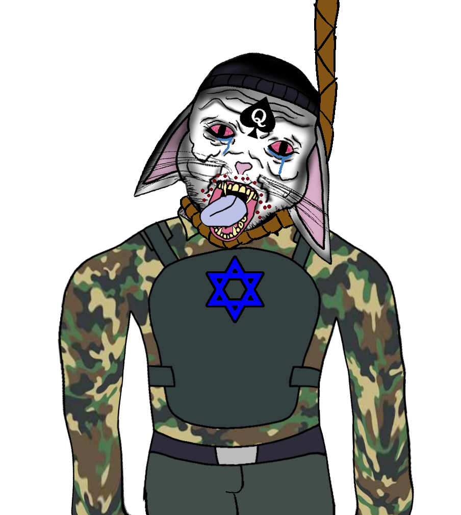 bernd, troonjak, ack, bloodshot eyes, blue tongue, camouflage, crying, furry, hanging, monkeypox