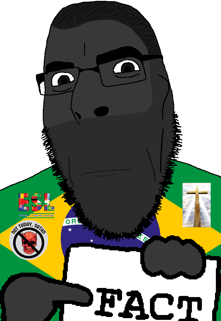 gigachad, cobson, anti-satan, brazil, christian, closed mouth, esl, fact, glasses, gray skin