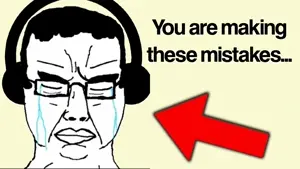 chudjak, black hair, chud, closed eyes, closed mouth, frown, glasses, hair, uncolored skin