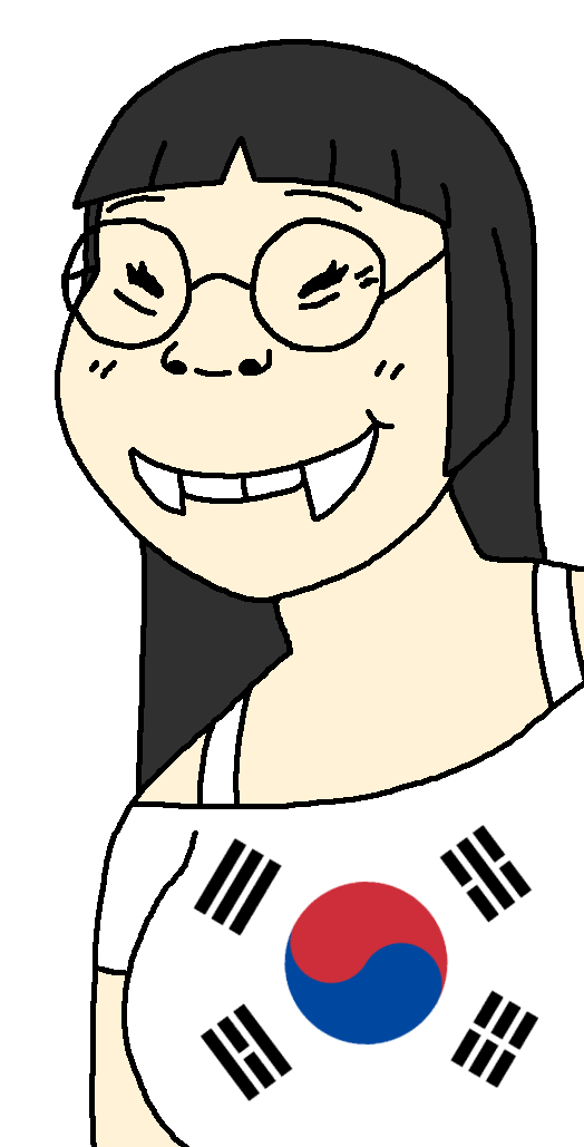 soykio kid, soykio girl, femjak, asian, asian female, autisticnuswa1488 (foidchinksectoid), black eyes, black hair, blush, closed eyes
