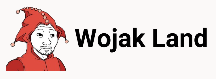 wojak, arial, black eyes, black hair, closed mouth, clown, front view, hair, icon, jester