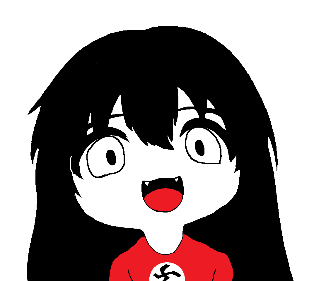 chudjak, smuglet, 1soyjak, black eyes, black hair, chud, front view, hair, half body, long hair