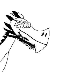 198101 - soybooru.com - animal bald dragon dragonjak glasses happy horns long_neck reptile smile soyjak spikes stubble uncolored_skin.png