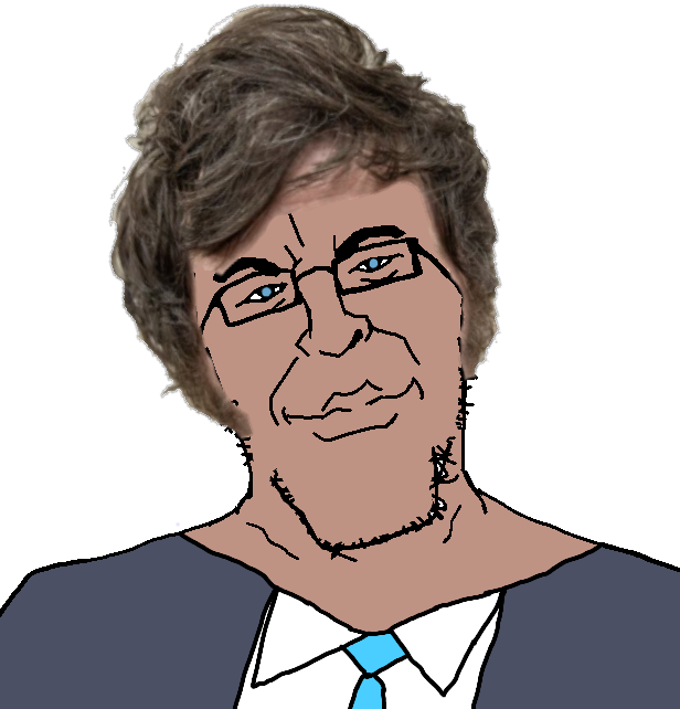 epsteinjak, 1soyjak, argentina, autist, autistic, blue eyes, blue tie, brown hair, brown skin, closed mouth