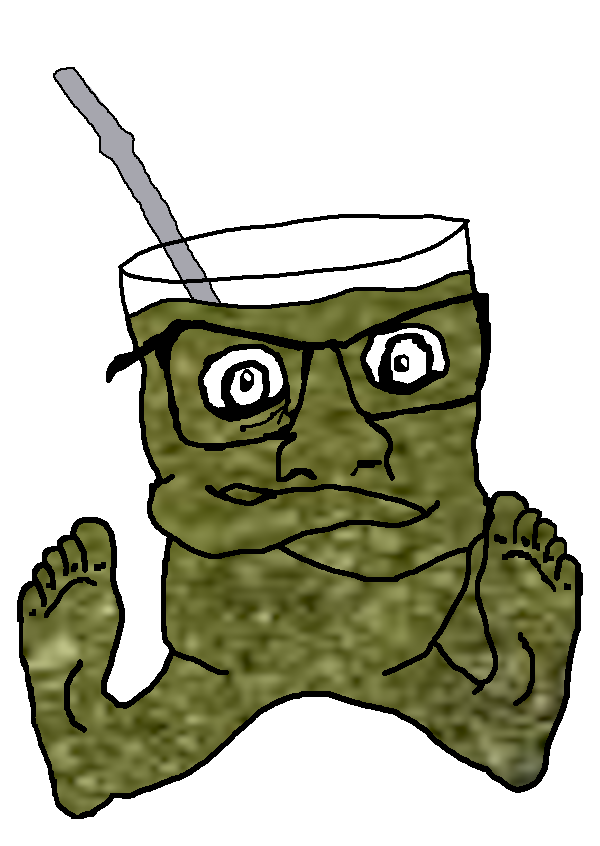 feraljak, condiment, feraljak (crazed), 1soyjak, arms crossed, bombilla, crazed, crossed arms, drink, feet