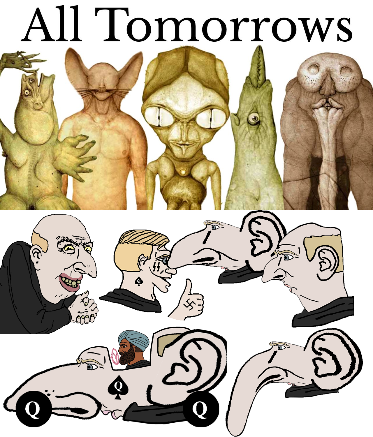 happy merchant, schnoz, yes chad, yes chinlet, yes mutt, yes rat, 1nas, aryan beast, bald, balding