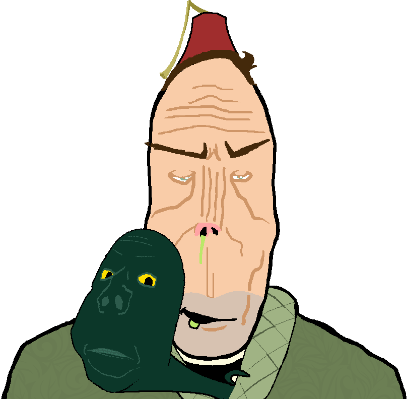 gapejak, markiplier soyjak, euromutt, scholar, euromutt, anton papierwaite, brown hair, dr. norrington, eldritch abomination, fez
