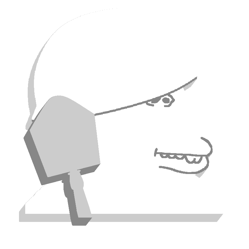 impish soyak ears, nunavut asiamutt, unofficial site badges, 1soyjak, buck teeth, closed mouth, clothes, hat, helmet, icon