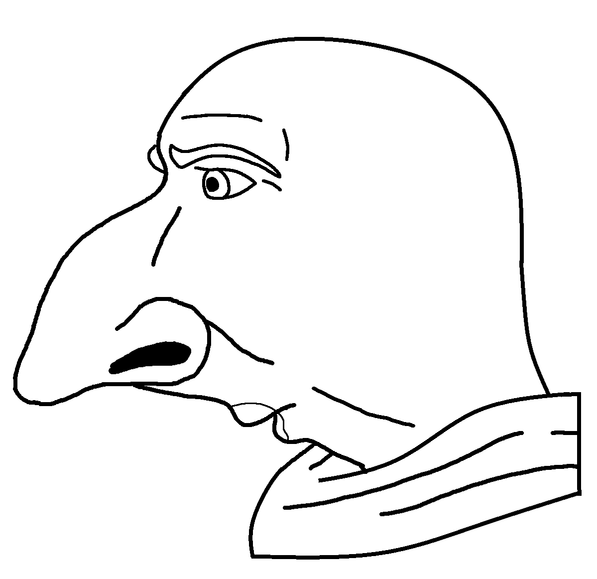 fatbvllorsomething, yes chad, yes chinlet, yes rat, bald, big nose, chinlet, ear, hoodie, jewish nose