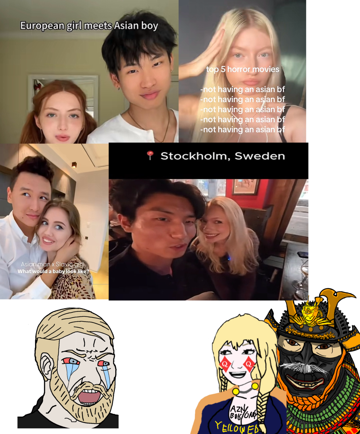 crying wojak, wojak, yes chad, yes wojak, feraljak, feralgook, femjak, foidjaks, who is your father, 1soyjak