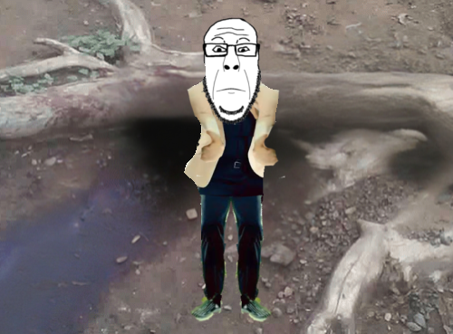 cobson, markiplier soyjak, neutralcob, neutralplier, 1soyjak, bald, black eyes, blood, closed mouth, coal cobson