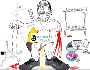 a24 slowburn soyjak, gapejak, fingerboy, wholesome soyjak, 4soyjaks, amputee, blood, creepy, ear, ear surgery