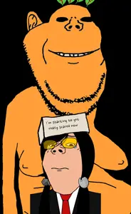 248788 - soybooru.com - 1soyjak black_background black_eyes closed_mouth double_chin ear front_view frontjaks gold gold grin half_body hidden_eyes impish_front2 impish_soyak_ears implied_rape look-1.png