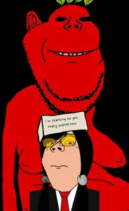 248788 - soybooru.com - 1soyjak black_background black_eyes closed_mouth double_chin ear front_view frontjaks gold gold grin half_body hidden_eyes impish_front2 impish_soyak_ears implied_rape look-2.png