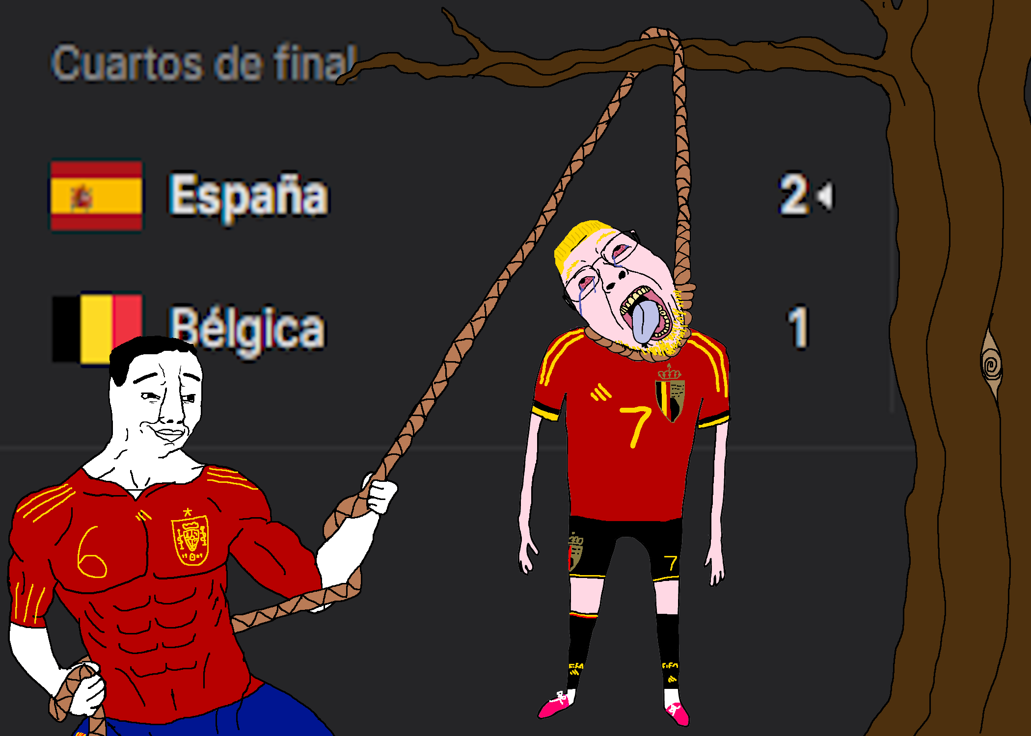 SPAIN'S REVENGE...