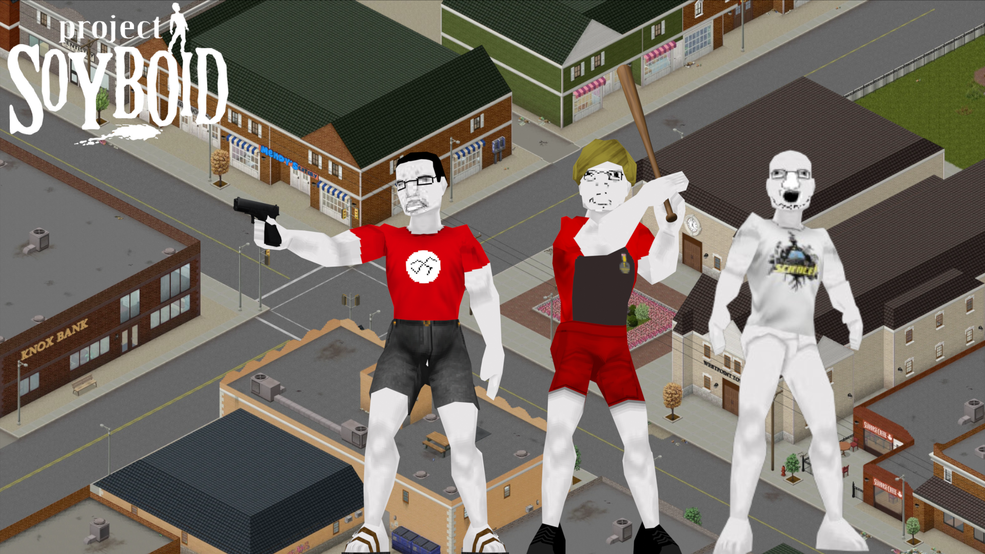 nate higgers, chudjak, soyak, pol face, natejak, 3d, 3soyjaks, bald, baseball bat, black hair
