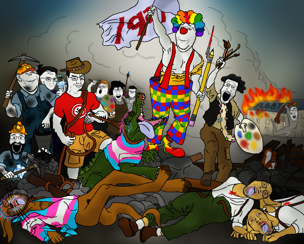 a24 slowburn soyjak, bernd, chudjak, cobson, feraljak, gapejak, impish soyak ears, markiplier soyjak, soyak, tony soprano soyjak