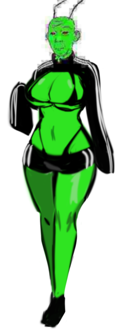 shemmysloota, kuzjak, crickjaks, 1soyjak, adidas, antenna, bald, big breasts, breasts, closed mouth
