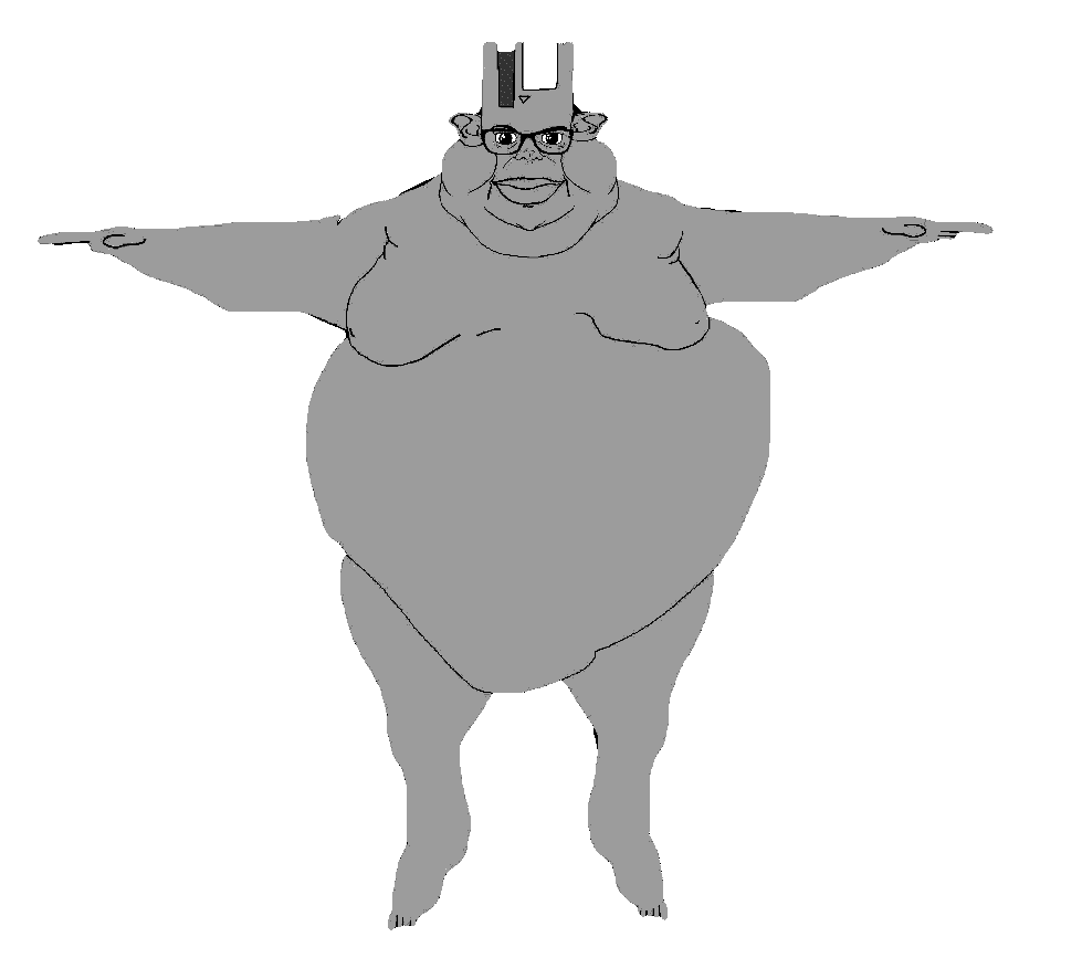 brandon, branigger, spinnerz!, 1soyjak, animated, back view, bald, closed mouth, fat, front view