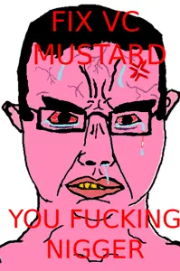 2230 - soybooru.com - anger_mark angry bloodshot_eyes chudjak chudjak_front crying ear glasses hair looking_at_you pink pink_rage soyjak sweating vein yellow_teeth.jpg.jpg