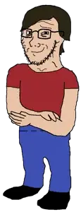 210632 - soybooru.com - aliased arms_crossed arms_folded bald closed_mouth crossed_arms crossing_arms eyebrows forehead_lines full_body glasses looking_at_you smile smug soyak soyak_(smug) standing stubble t.png
