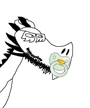dragonjak, babyjak, 1soyjak, animal, bald, closed mouth, dragon, glasses, horns, long neck