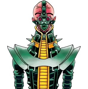 nojak, armor, ear, jinzo, looking at you, open mouth, soyjak, stubble, yugioh