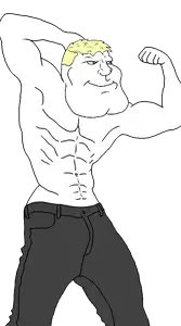 230013 - soybooru.com - accessory brapped_comment_section☣️☣️☣️_do_not_enter☣️☣️☣️ buff clothes comment_section_shitflinging full_body gigachad gray_pants jeans no_head pants soyjak_accessory template three-quarter_view tr.png