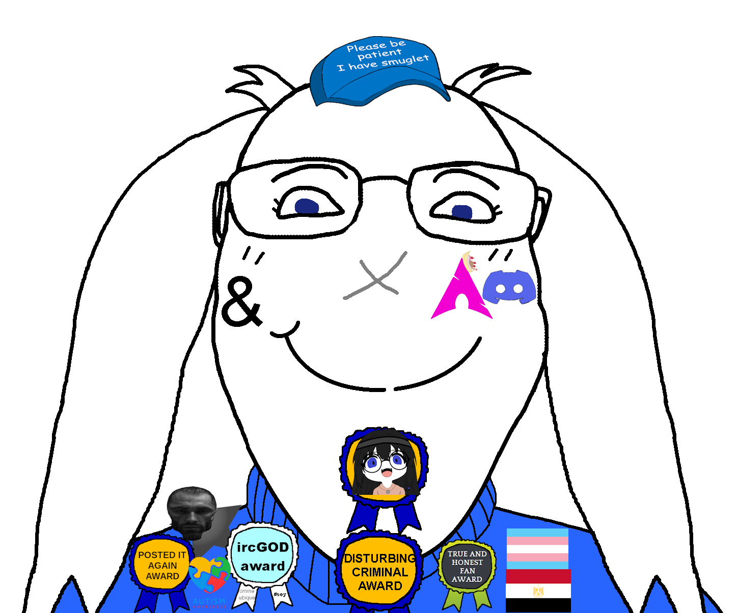 >Aout Was Originally A Girl With A Brown Skin Tone