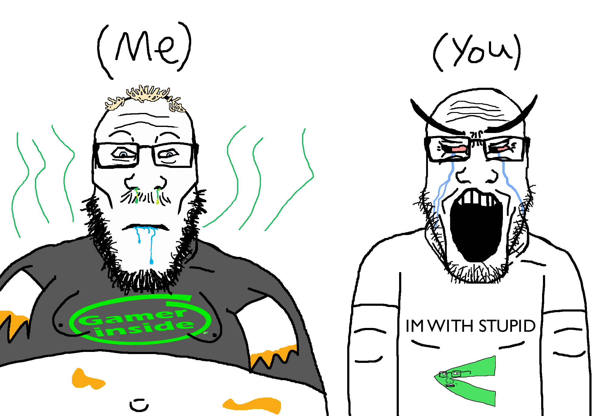 Don't be obsessed with my gamer mentality.