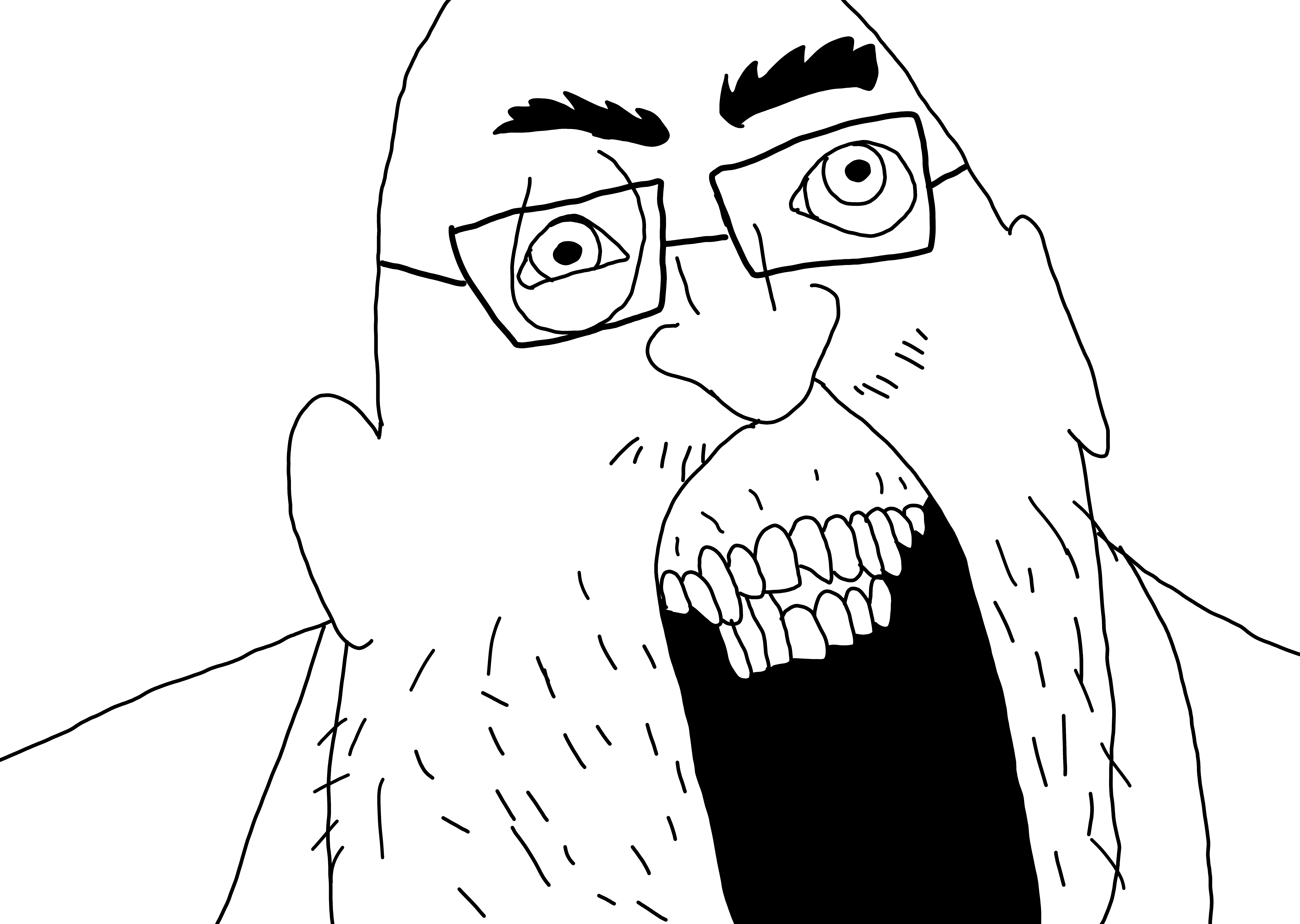 unknown, 1soyjak, angry, bald, beard, black eyes, black hair, deado, deformed, disfigured