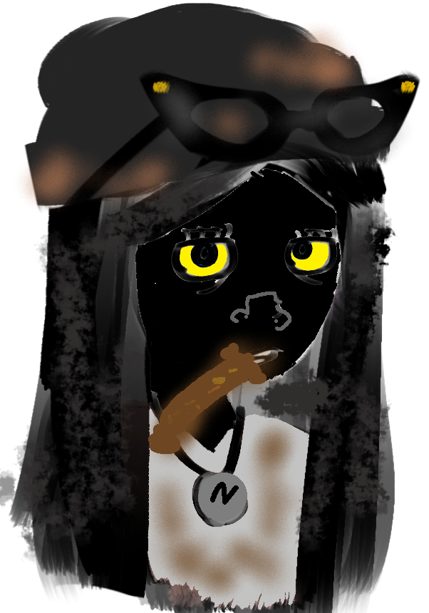 soytan, 1soyjak, avengers, beanie, black eyes, black hair, black skin, blue eyes, blush, cigar