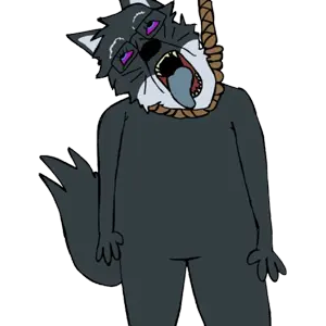 262864_-_soybooru.com_-_1soyjak_ack_almost_full_body_animal_animal_ears_arm_bernd_black_glasses_blue_eyes_ear_eyebrows_fen_fur_furfag_furry_glasses_gray_skin_grey_fur_grey_tongue_hand_hanging_hanging_.png